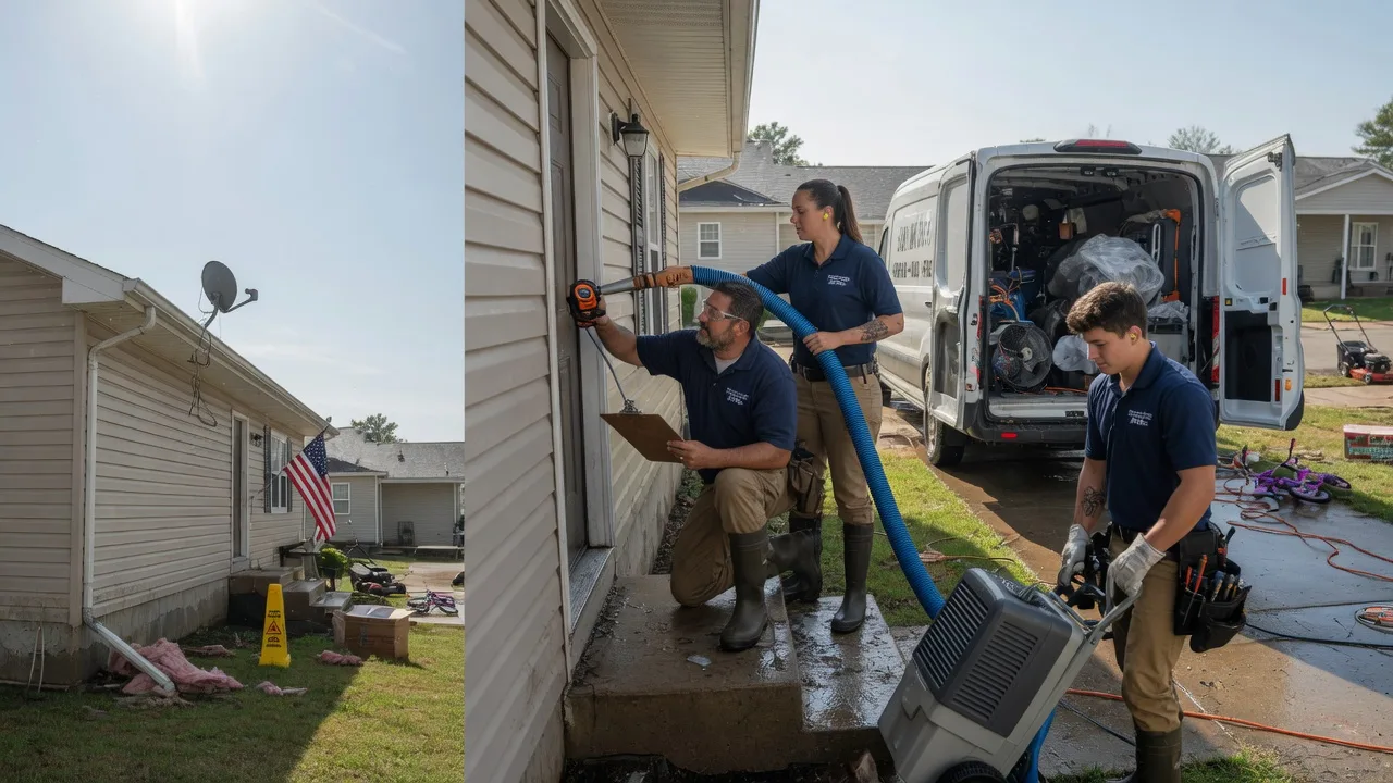 Ceiling Water Damage Restoration in Dover Afb, DE near me